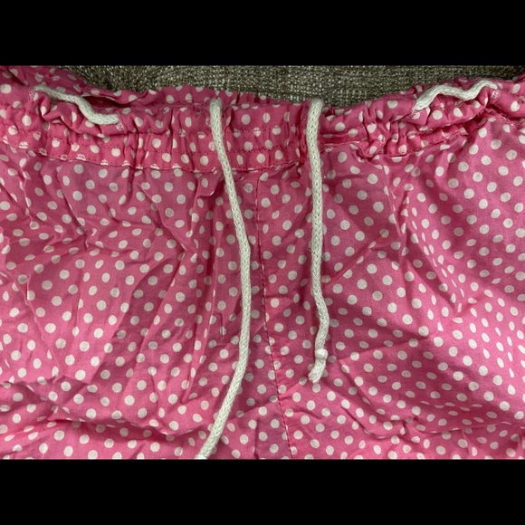 Victoria Secret drawstring/crochet ruffled sleep shorts Sz Lg - Picture 3 of 5